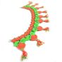 Macrame Toran Orange & Green || Saras Aajeevika