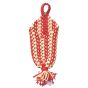 Macrame Comb Hanger Red & Cream || Saras Aajeevika