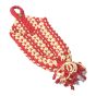 Macrame Comb Hanger Red & Cream || Saras Aajeevika
