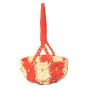 Macrame Pooja Basket Orange & Cream || Saras Aajeevika