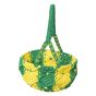 Macrame Pooja Basket Green & Yellow || Saras Aajeevika