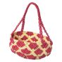 Macrame Pooja Basket Pink & Cream || Saras Aajeevika