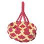 Macrame Pooja Basket Pink & Cream || Saras Aajeevika