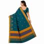 Kasuthi Cotton Saree || Peacock Green Colour || Pecock Design with 80cm Blouse || Saras Aajeevika