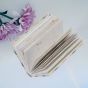 Handcrafted Pocket Diary – White Base with Blue & Red Heart Floral Print | 4x6 Inches | Eco-Friendly SHG Product