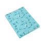 Handcrafted Fabric-Covered Notebook – Blue Leaf Print | Eco-Friendly Stationery by SHG Artisans