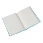 Handcrafted Fabric-Covered Notebook – Blue Leaf Print | Eco-Friendly Stationery by SHG Artisans
