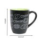 Khurja Pottery Coffee Mug Set Of 2 |Handmade mugs | Kitchenware |Home Essentials | Black