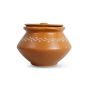 Khurja Pottery Handi Brown Clr 4" || Saras Aajeevika