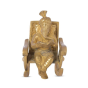 Lord Ganesh on Rocking Chair Brass Idol | SHG Product | Uttar Pradesh | Devotional | Traditional | Auspicious