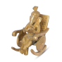 Lord Ganesh on Rocking Chair Brass Idol | SHG Product | Uttar Pradesh | Devotional | Traditional | Auspicious