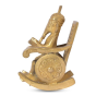 Lord Ganesh on Rocking Chair Brass Idol | SHG Product | Uttar Pradesh | Devotional | Traditional | Auspicious