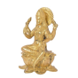 Brass Idol Maa Lakshmi on Lotus | SHG Product | Uttar Pradesh | Devotional | Traditional | Auspicious 