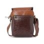 Saras Aajeevika Leather Sling Bag | Women Sling Bag | Pure Premium Leather | Ideal for Both Casual Outings and Formal Occasions | Colour - Dark Brown