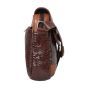 Saras Aajeevika Leather Sling Bag | Women Sling Bag | Pure Premium Leather | Ideal for Both Casual Outings and Formal Occasions | Colour - Dark Brown