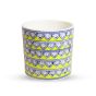 Khurja Pottery Outdoor Pot – Pipe Shape, Yellow, Big Size (8 Inches)