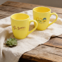 Khurja Souvenir Mug (Set of 2) Yellow || Saras Aajeevika