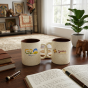 Khurja Souvenir Mug (Set of 2)|Handmade mugs | Kitchenware |Home Essentials | White