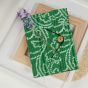 Handmade Paper Diary || Button Lock || Green || 6x8 || Saras Aajeevika