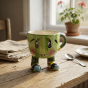 KHURJA POTTERY SHOE MUG GREEN+RED SO2 | Kitchen Essentials | Ceramic Mugs | Shoe Shaped Mugs | Handcrafted | Red and Green