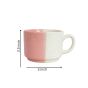 Khurja Pottery Murli Cup Italian 50-50 Red White So6| Hand painted | Kitchen ware | Home Décor | Red