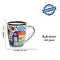 Khurja Pottery Milk Mug Multicolour (Set of 2) || Saras Aajeevika