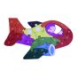 Wooden Puzzle Aeroplane || Multicolour || Saras Aajeevika
