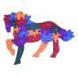Wooden Puzzle Horse || Multicolour || Saras Aajeevika
