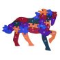 Wooden Puzzle Horse || Multicolour || Saras Aajeevika