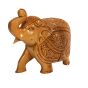Wooden Elephant 6" || Natural Color || Saras Aajeevika