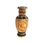 Wooden Pearl Flower Pot 9" || Natural Color || Saras Aajeevika