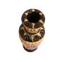 Wooden Pearl Flower Pot 9" || Natural Color || Saras Aajeevika