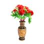 Wooden Pearl Flower Pot 9" || Natural Color || Saras Aajeevika