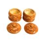 Wooden Sindur Dibbi 1.5" (Set of 2) – Handcrafted Traditional Kumkum Box