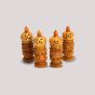 Wooden Salt & Pepper Sprinkler (Set of 4) || Natural Color || Saras Aajeevika