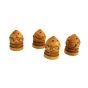 Wooden Small Agarbatti Stand (Set of 4 ) || Natural Color || Saras Aajeevika