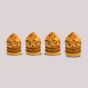 Wooden Small Agarbatti Stand (Set of 4 ) || Natural Color || Saras Aajeevika