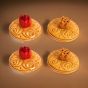 Wooden Aggarbati Stand Flower (Set of 4 ) || Saras Aajeevika