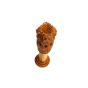 Wooden Ashoka Piller 8" || Office Decorative || Natural Color || Saras Aajeevika