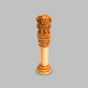 Wooden Ashoka Piller 8" || Office Decorative || Natural Color || Saras Aajeevika
