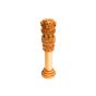 Wooden Ashoka Piller 12" || 12 inch || Office Decorative Item || Natural Color || Saras Aajeevika