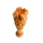 Wooden Ashoka Piller 14" || 14 inch || Office Decorative Item || Natural Color || Saras Aajeevika
