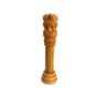 Wooden Ashoka Piller 16" || Office Decorative Item || 16 inch || Natural Color || Saras Aajeevika