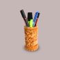 Wooden Pen Stand Animal Design 5" || 5 inch || Natural Color || Saras Aajeevika