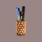 Stone Pen Stand 4" Red || 4 Inch || Natural Color || Saras Aajeevika