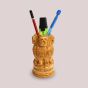 Ashoka Piller Pen Stand 5" || 5 Inch || Natural Color || Saras Aajeevika