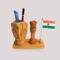 Elephant Pen Stand ||  Ashoka Piller Flag (6) || Saras Aajeevika
