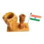 Elephant Pen Stand ||  Ashoka Piller Flag (6) || Saras Aajeevika