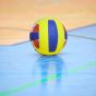 Pvc Volleyball 2 Play No.-5 (Blue,Yellow & Red) || Saras Aajeevika