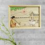 Village 3D Bamboo Frame 11*8 inch || Handicrafts Wall Décor || Saras Aajeevika